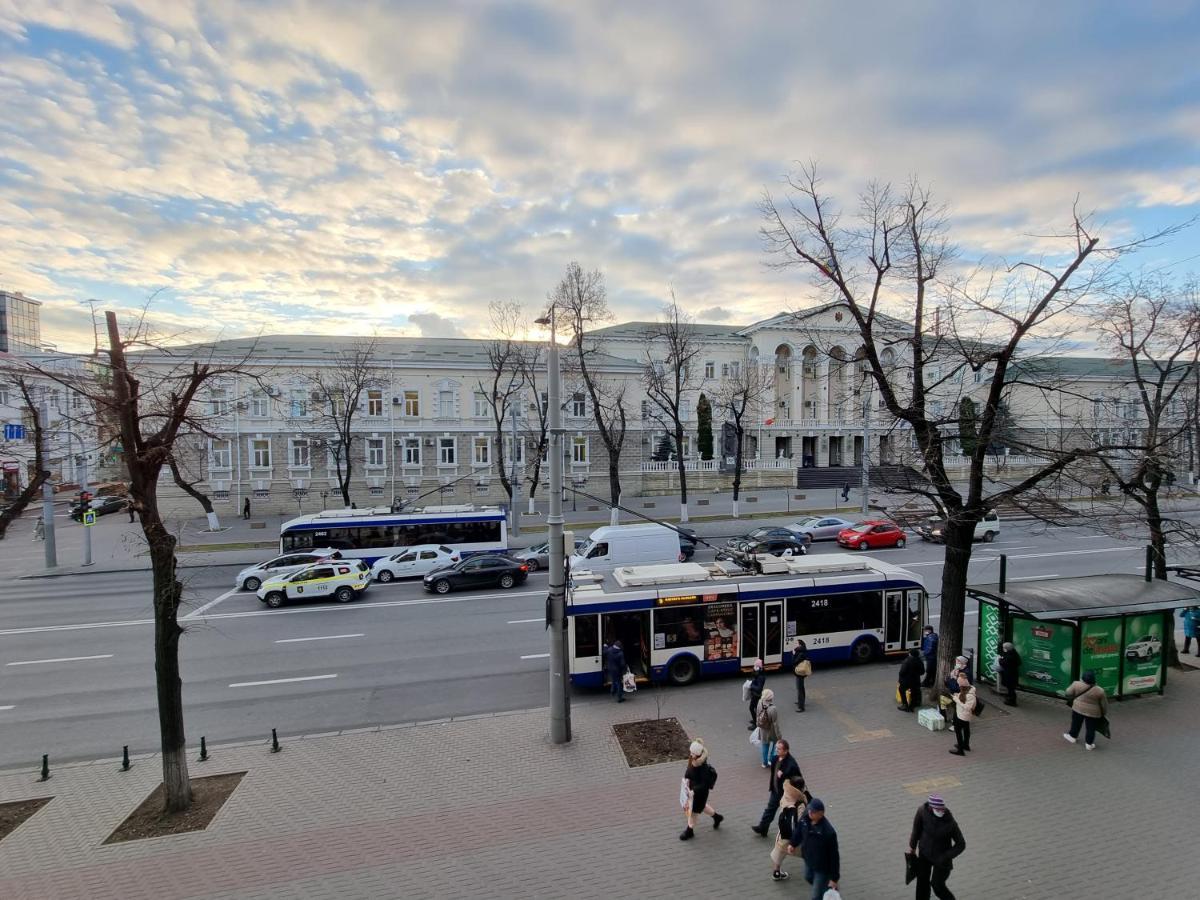Stefan Cel Mare Boulevard Ultracentral Apartments In The Center Chisinau Exterior foto
