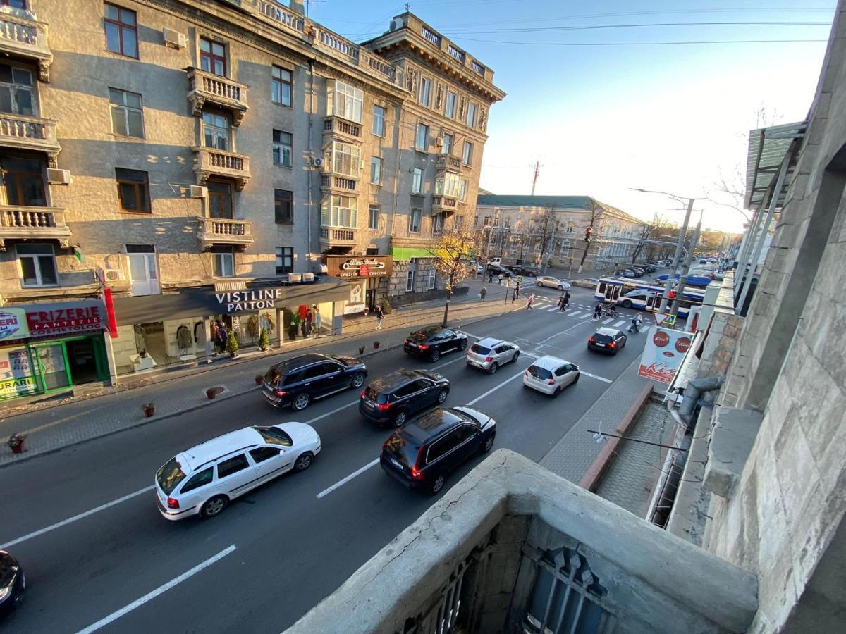 Stefan Cel Mare Boulevard Ultracentral Apartments In The Center Chisinau Exterior foto